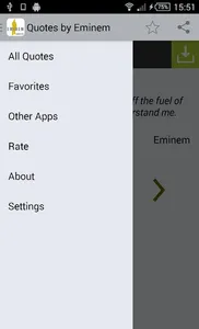 Quotes by Eminem screenshot 0