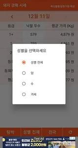 돼지경매시세 screenshot 2