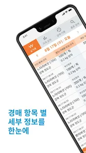 농산물 실시간 경매 시세 screenshot 1