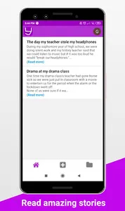 YourStories - read and write r screenshot 0