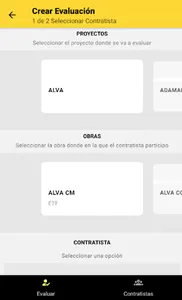 Evaluación a Contratistas screenshot 2