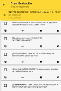 Evaluación a Contratistas screenshot 7