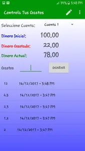 Controla Tus Gastos screenshot 2