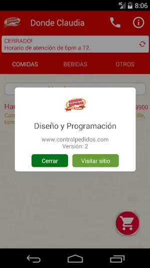 Donde claudia - Comidas rápida screenshot 3