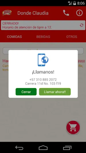 Donde claudia - Comidas rápida screenshot 4