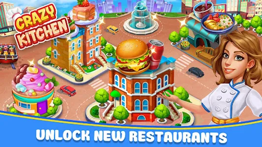 Crazy Chef Games Cooking City screenshot 2