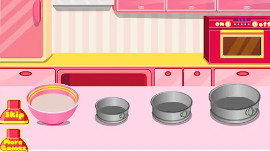 Make cake chocolate girls game screenshot 1