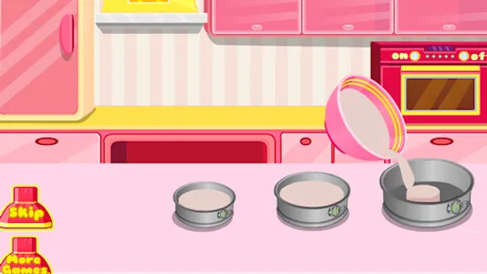 Make cake chocolate girls game screenshot 2
