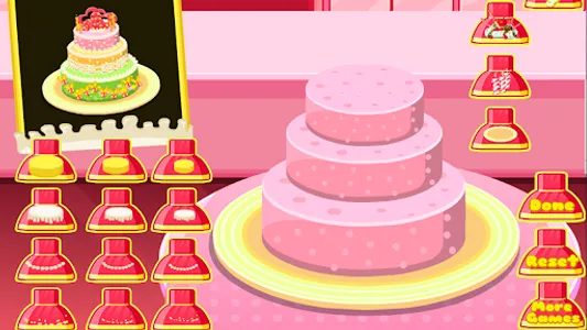 Make cake chocolate girls game screenshot 3