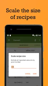 Cookvert – Unit conversions fo screenshot 1