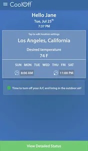 Cool Off: Whole House Fan App screenshot 0
