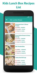 Kids Lunch Box Recipes : Lunch screenshot 1