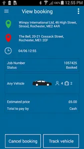 Computer Cabs Taxi App screenshot 3