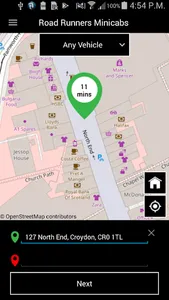 Roadrunners Minicabs screenshot 1