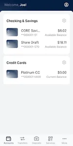 CORE Credit Union screenshot 1