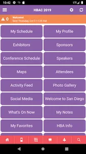 HBA Conferences screenshot 1