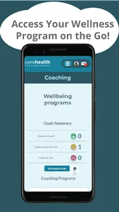 MyWellApp by CoreHealth screenshot 1