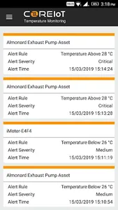 COREIoT Temperature Monitoring screenshot 2