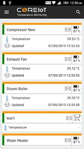 COREIoT Temperature Monitoring screenshot 3