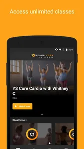 CorePower Yoga On Demand screenshot 1