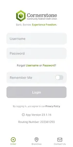 Cornerstone Community FCU screenshot 0