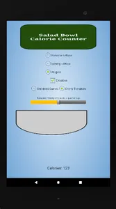Salad Bowl Calorie Counter screenshot 4