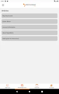 Restaurantintra screenshot 18