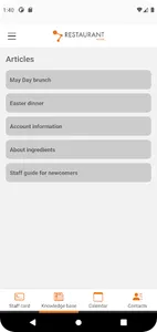 Restaurantintra screenshot 2