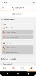 Restaurantintra screenshot 5