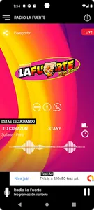Radio La Fuerte 104.7 FM screenshot 0
