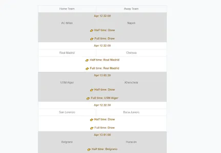 Correct Score Analysis screenshot 15