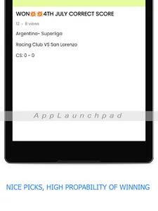 CORRECT SCORE(CS) SUPERPRO TIP screenshot 11