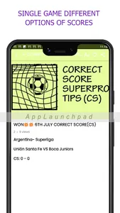 CORRECT SCORE(CS) SUPERPRO TIP screenshot 2