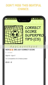 CORRECT SCORE(CS) SUPERPRO TIP screenshot 4