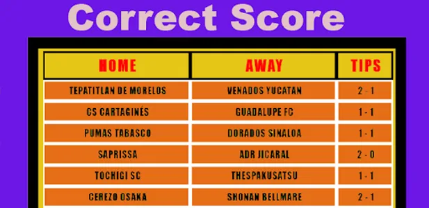 Correct Score Tips screenshot 8