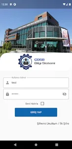 ÇOSB Bilgi Sistemi screenshot 0