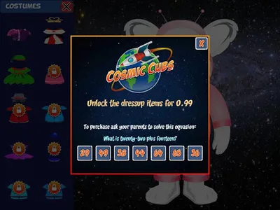 Cosmic Cubs Dress Up screenshot 5