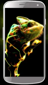 Neon wallpapers – neon animals screenshot 2