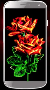 Neon wallpapers – neon animals screenshot 9