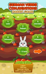 Learn German Verbs Forms: Rabb screenshot 0