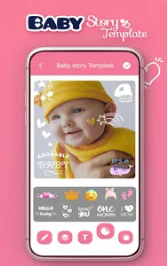 Baby Story Template screenshot 11