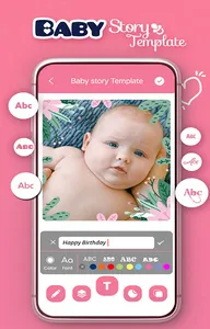 Baby Story Template screenshot 19