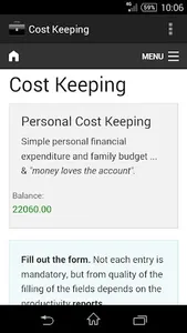 Cost Keeping screenshot 0