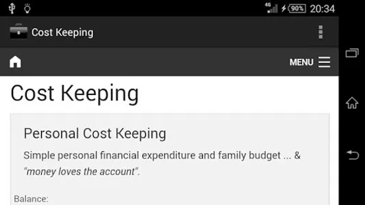 Cost Keeping screenshot 4