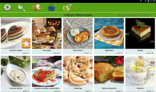 Cottage cheese recipes screenshot 4