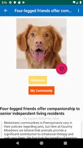 Country Meadows MyConnection screenshot 1