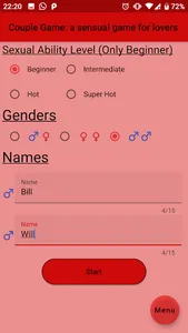 Couple Game: a sensual game fo screenshot 4