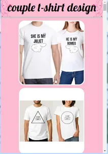 Couple Shirt Design screenshot 0