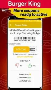 Coupons For Burger King - Prom screenshot 10