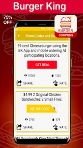 Coupons For Burger King - Prom screenshot 12